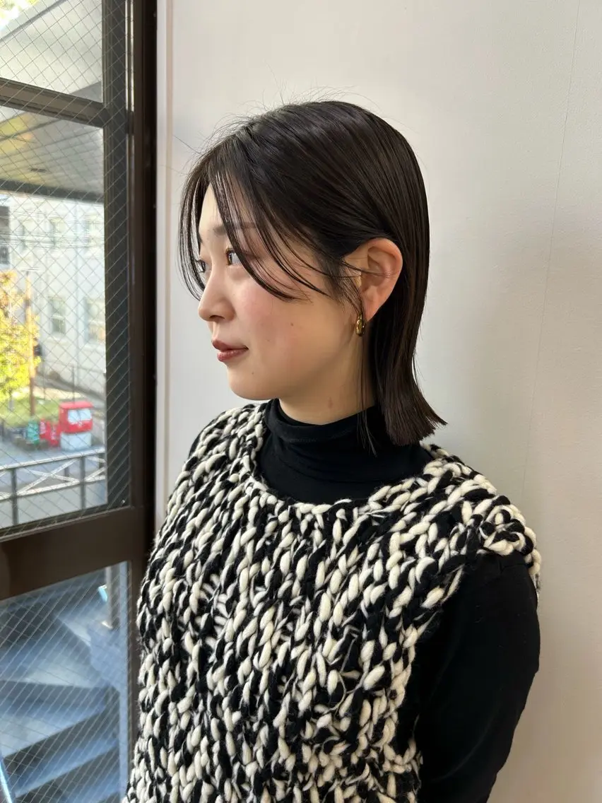 ショート カラー 透明感カラー レイヤーカット りなのヘアスタイル