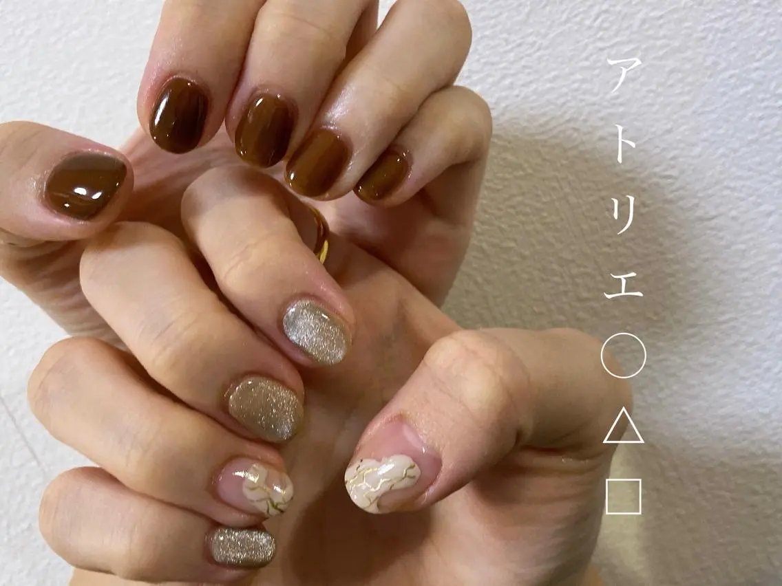 ネイル ハンドネイル アトリエ ○△□のネイルデザイン