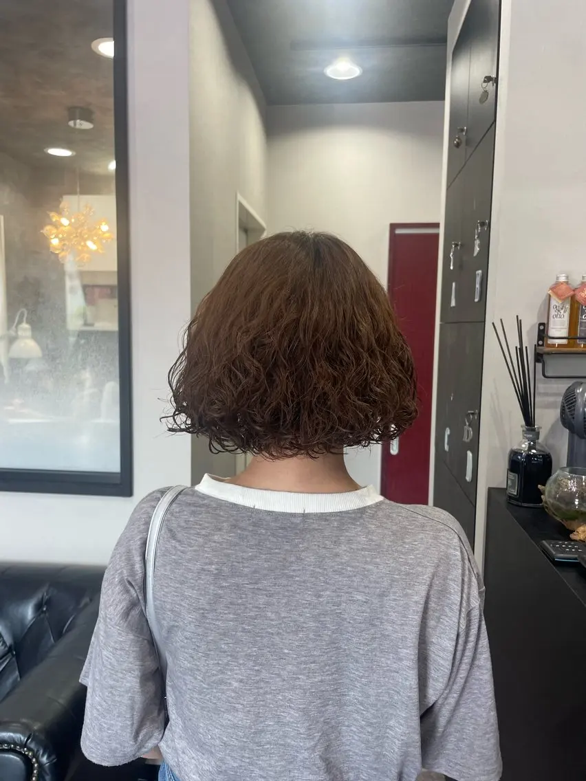 ミディアム カラー ヘアカラー 友滝 真菜美のヘアスタイル