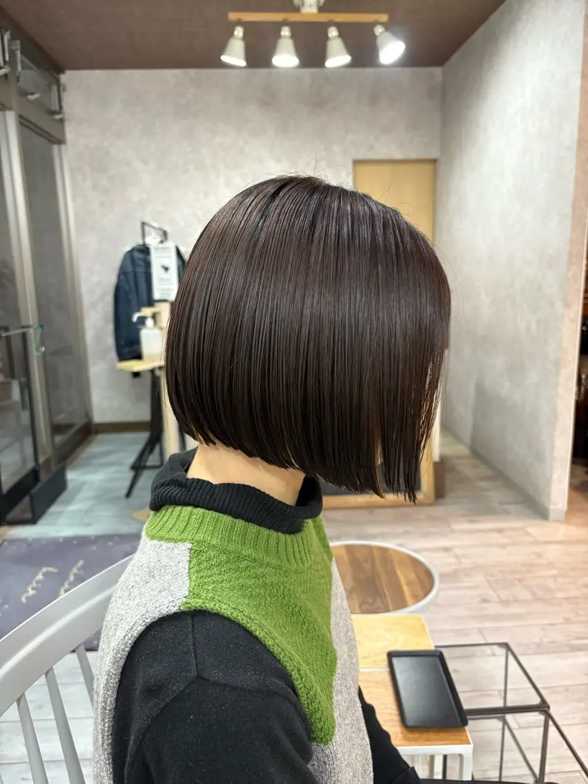 カット なぎは/似合わせ・ ナチュラルカラーのヘアスタイル