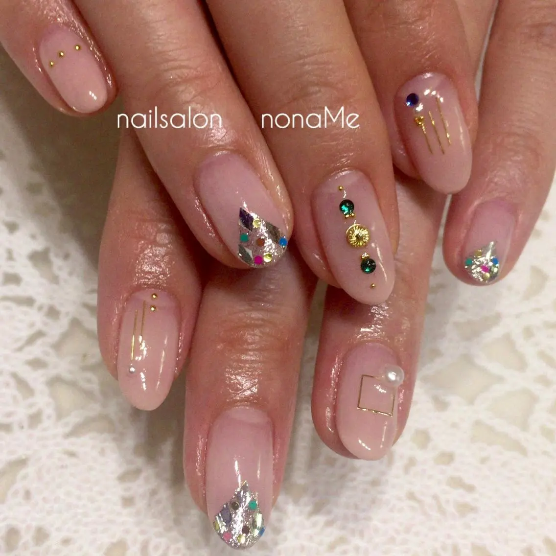 ネイル アートネイル nonaMe 森のネイルデザイン