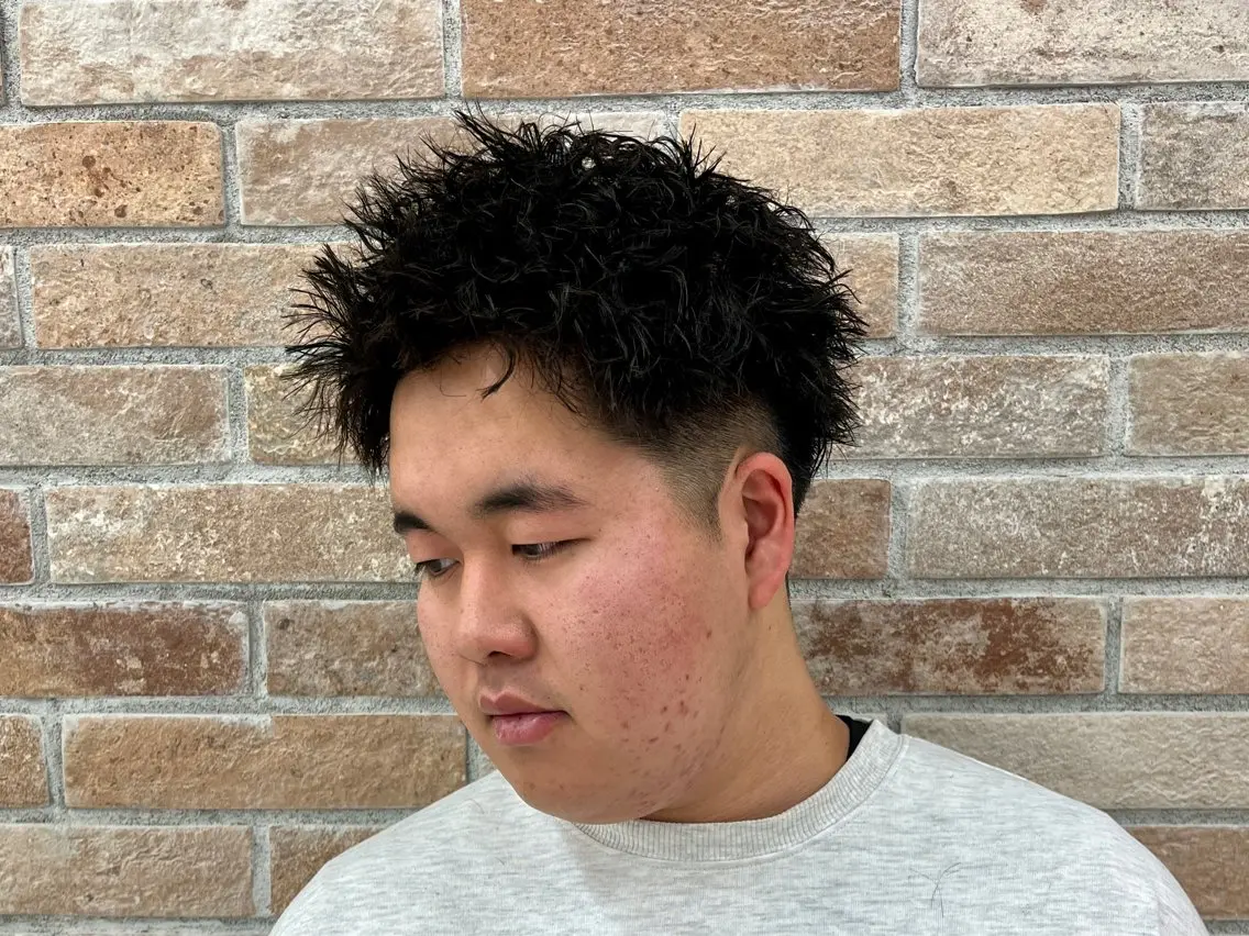 ショート パーマ メンズ カット パーマ メンズカット／パーマ 牛尾丈のヘアスタイル