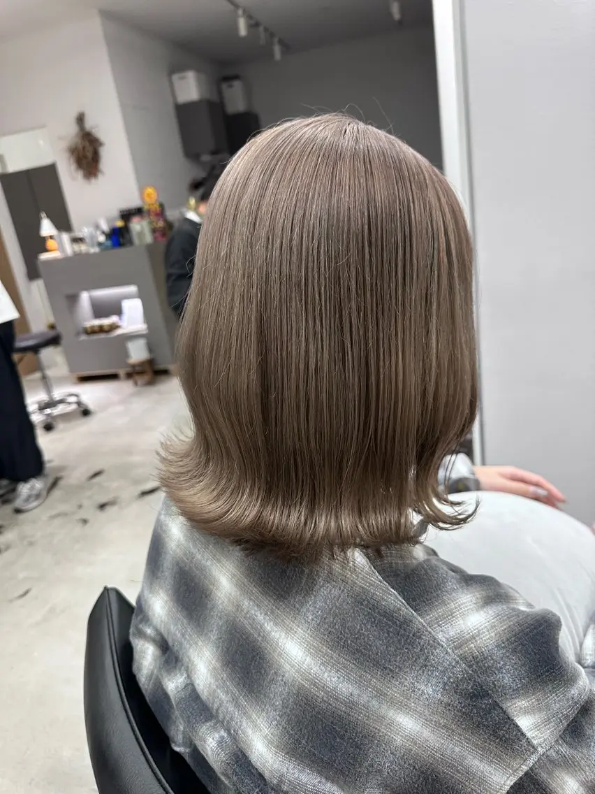 ミディアム ヘアカラー GOAT_茅ヶ崎 キシ サクラのヘアスタイル