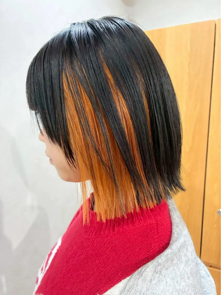 🧸【ブリーチ込】インナーカラー＋TR🎀の写真