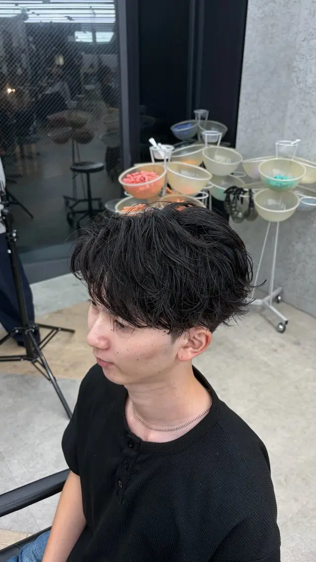 パーマ パーマ 髙橋 偉月のヘアスタイル