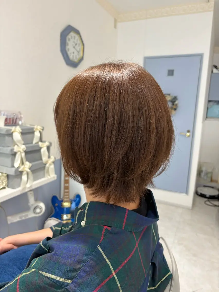 ショート カット ヘアカラー トリートメント ヘッドスパ MASUMI／ 川西能勢口LUMIAのヘアスタイル