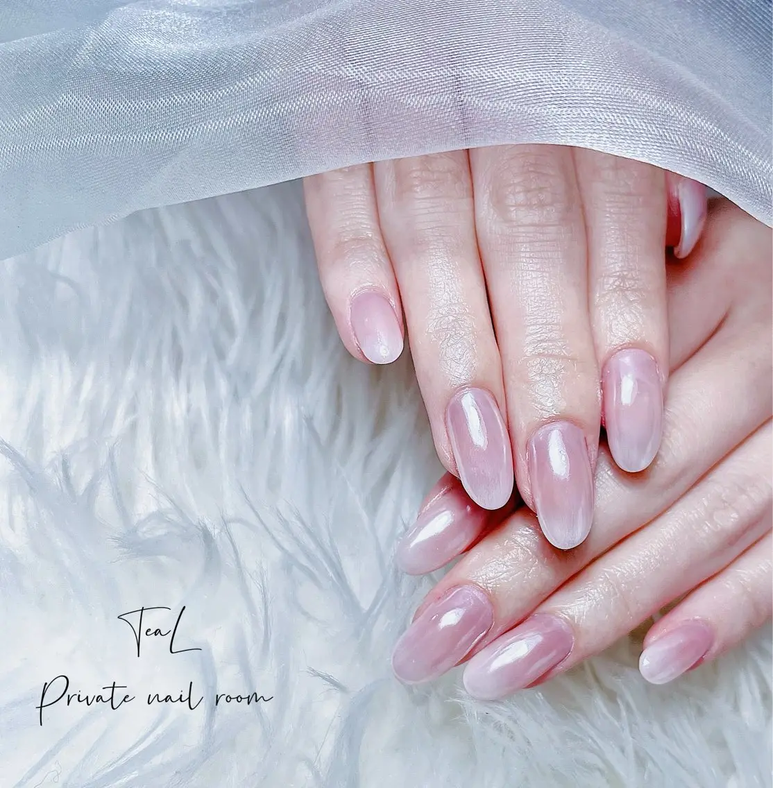 ネイル グラデーション シンプルネイル TeaL nailのネイルデザイン