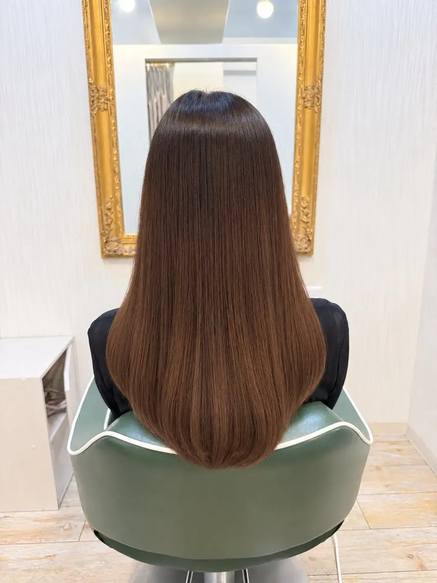 ロング 矢内 結菜のヘアスタイル
