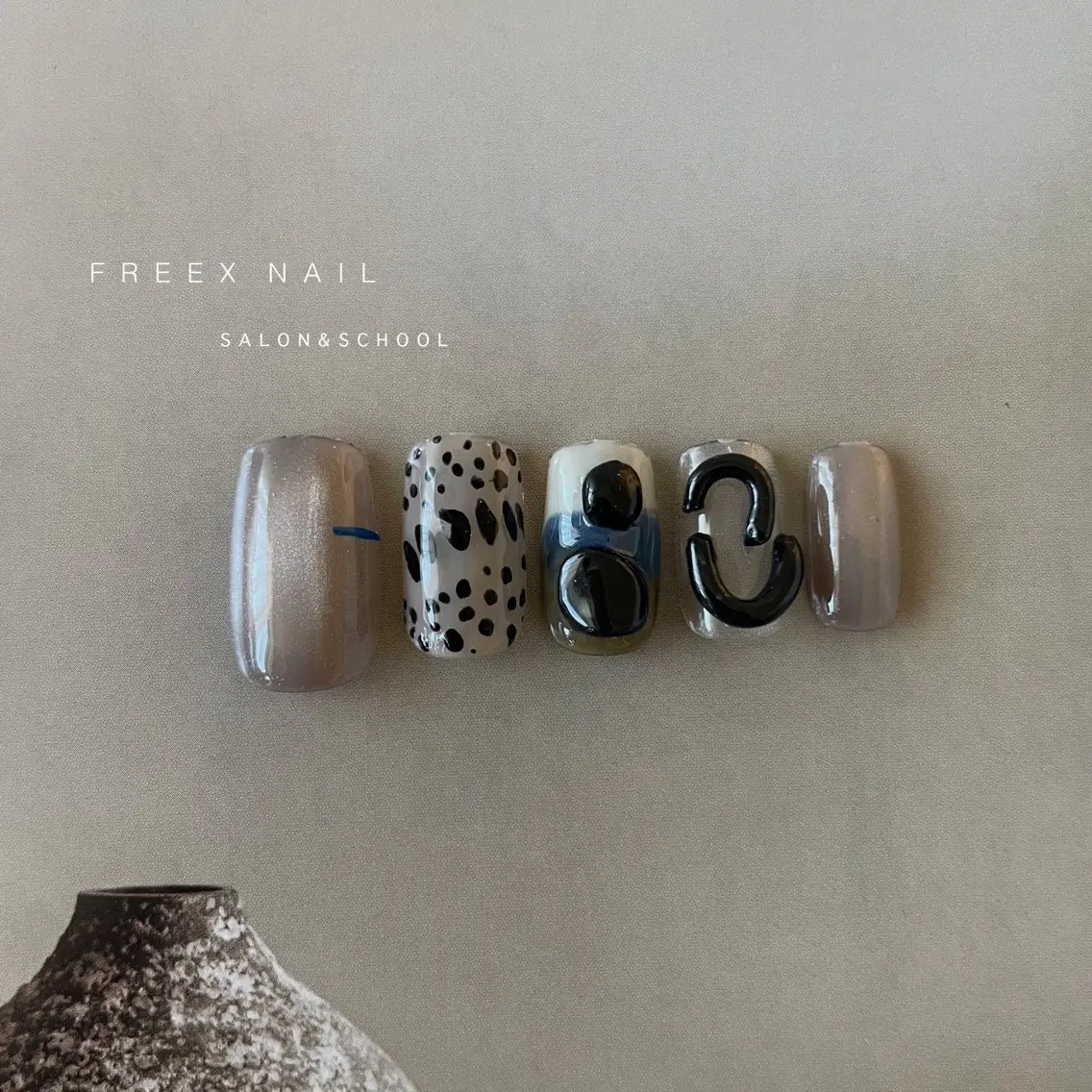 ネイル ハンドネイル ハンドケア freex nail /ニュアンス/個性派のネイルデザイン