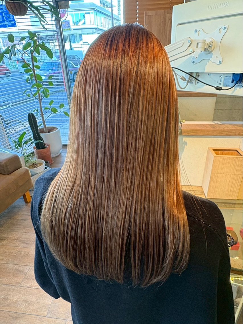 セミロング 藤田 美穂のヘアスタイル