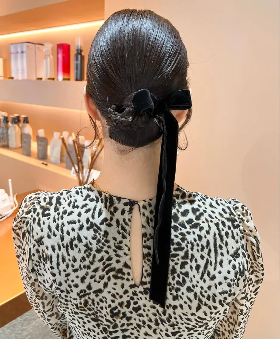 ミディアム カラー ヘアアレンジ ヘアセット ✨カチモリ✨レイヤー 韓国ヘア🇰🇷ゆいのヘアスタイル