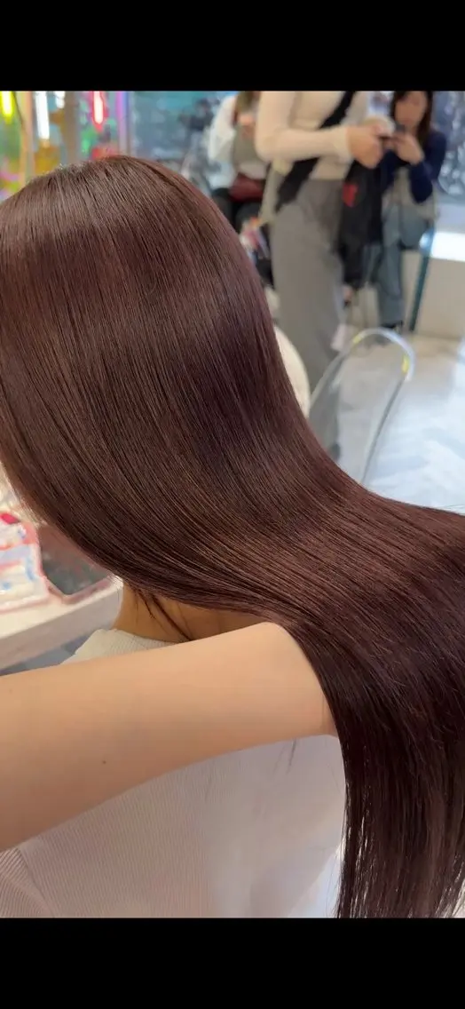 カラー ブリーチ ケアブリーチ デザインカラー ダブルカラー イヤリングカラー 酸性ストレート /ハイトーン/つばさのヘアスタイル