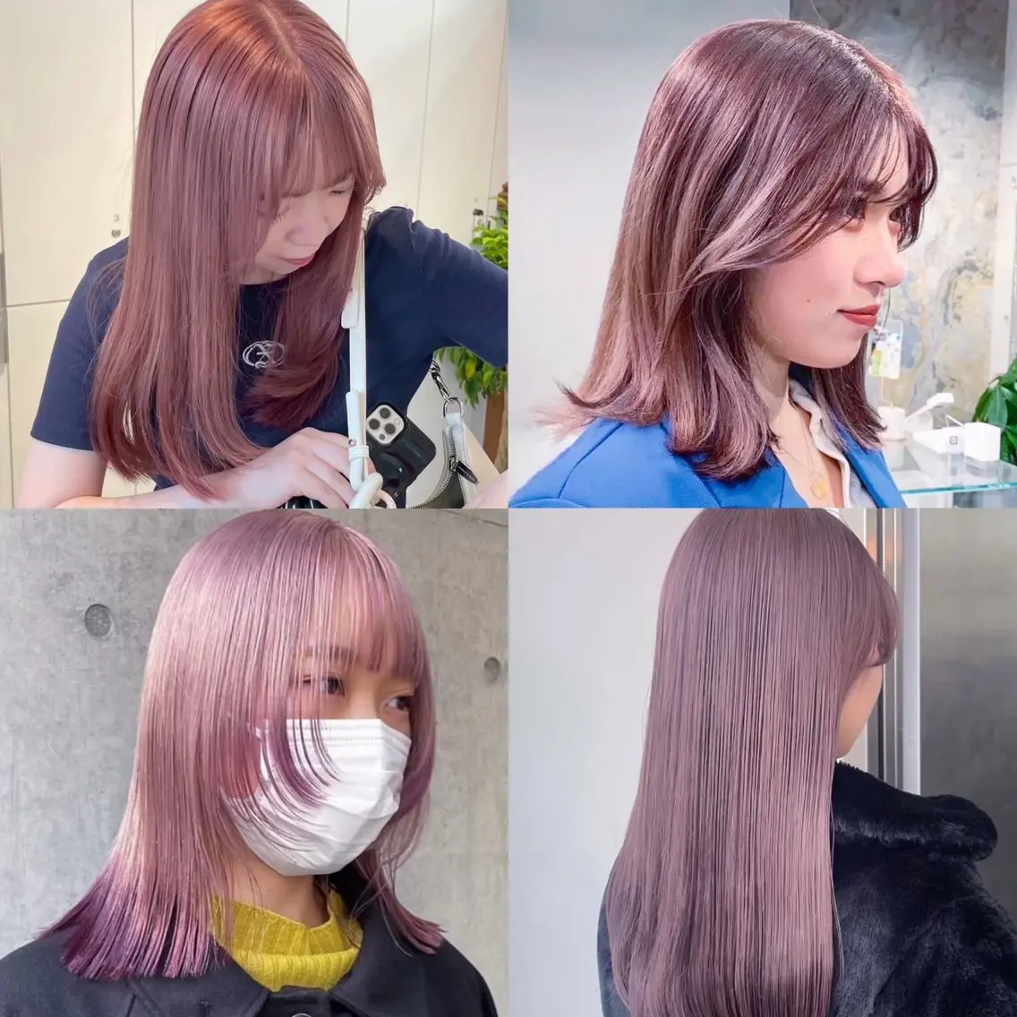 セミロング カラー カット ヘアカラー トリートメント レイヤーカット/ ブリーチ💫チャンのヘアスタイル