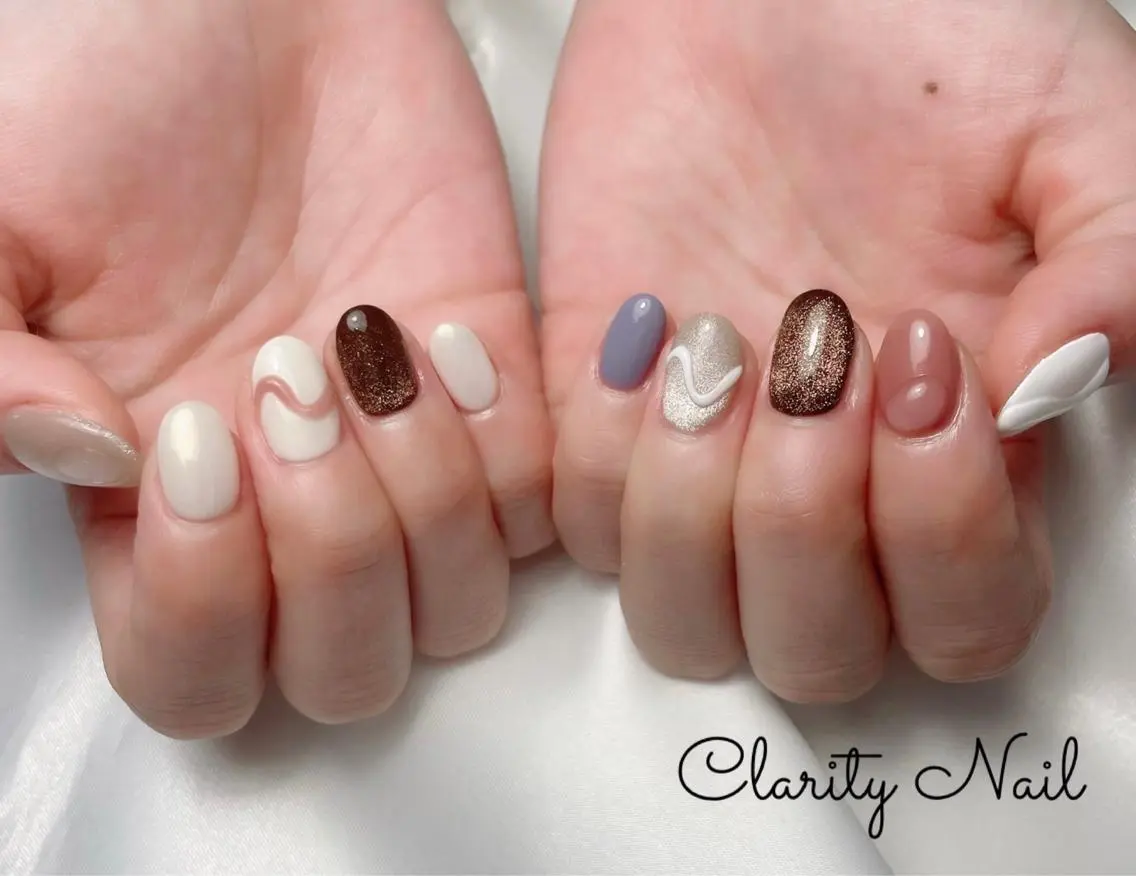 ネイル アートネイル 持ち込み ハンドネイル Clarity Nailのネイルデザイン