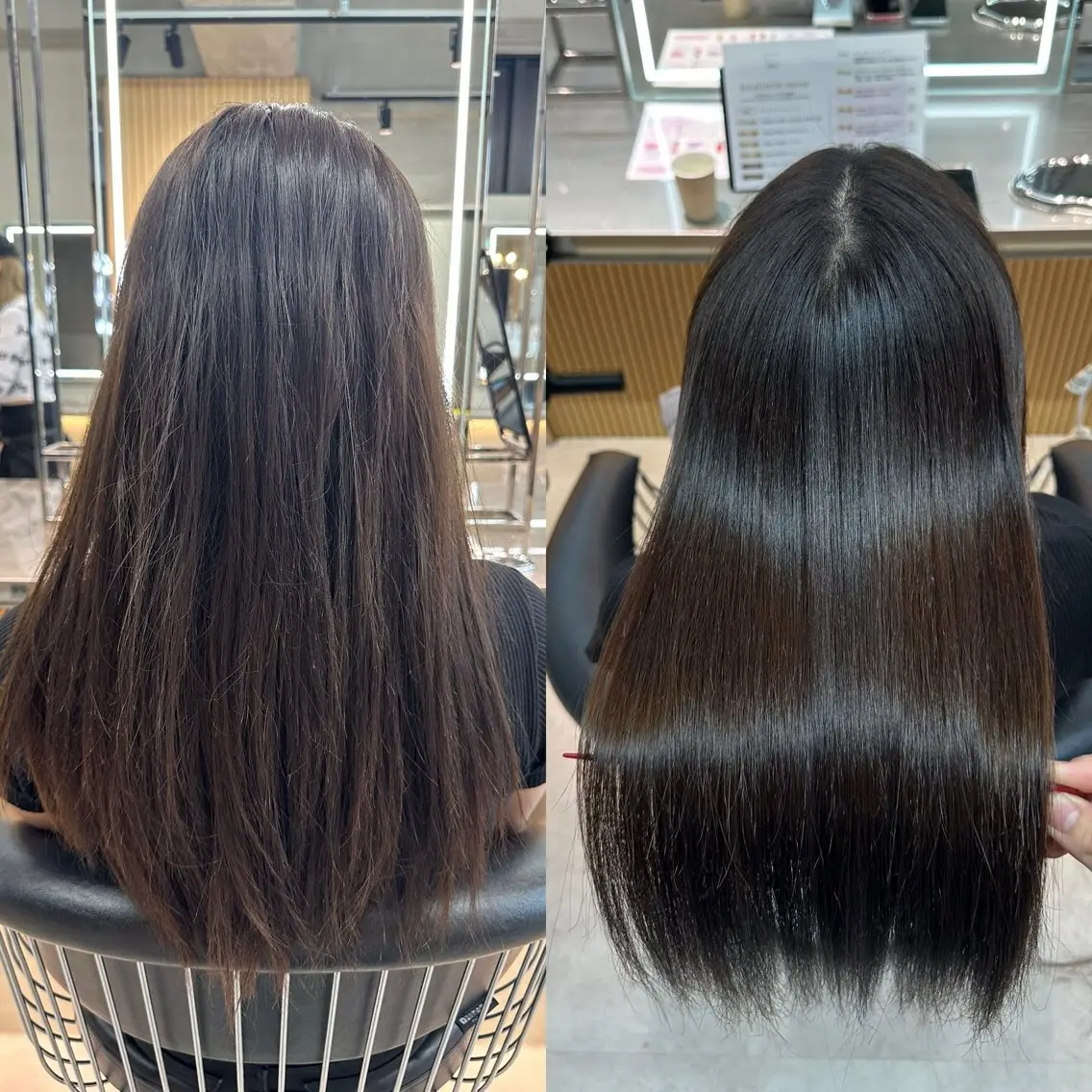 ロング カット 縮毛矯正 トリートメント ✨髪質改善特化✨副 店長椎葉信乃介のヘアスタイル