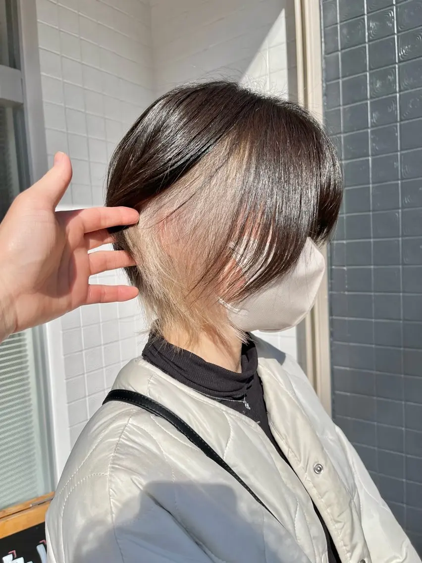 ショート ショートヘア ウルフカット ショート特化✂︎門脇 ~広がらない髪へ~のヘアスタイル