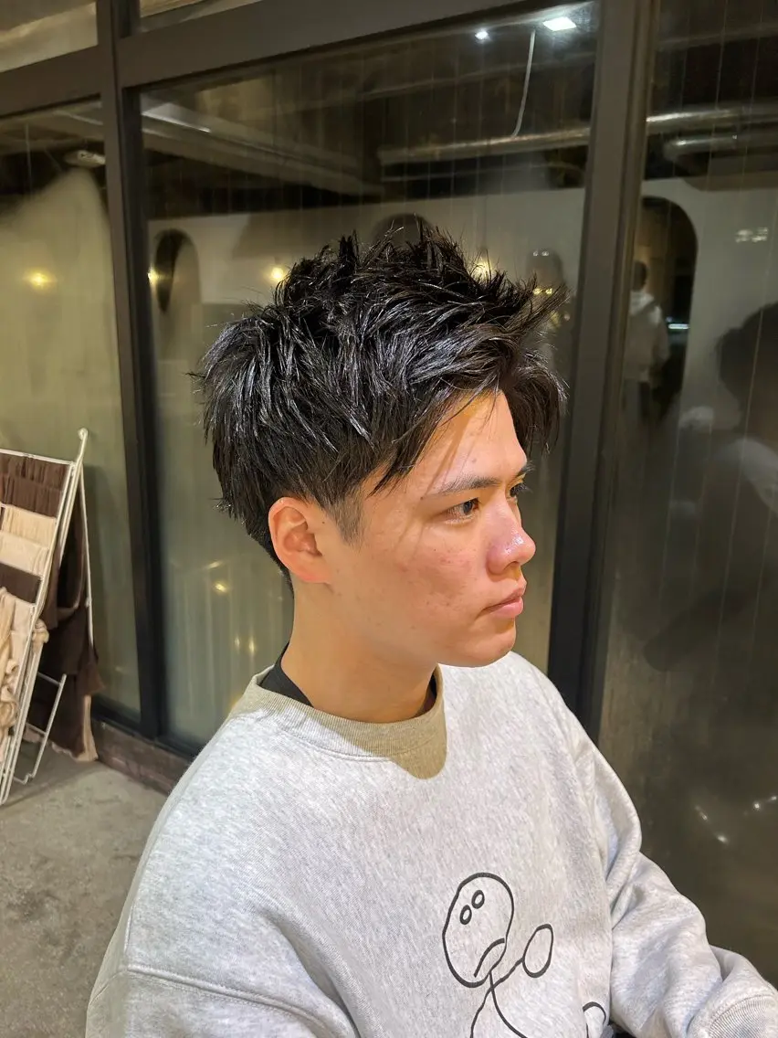 ショート メンズ twig 山田 永嶋芽衣のヘアスタイル