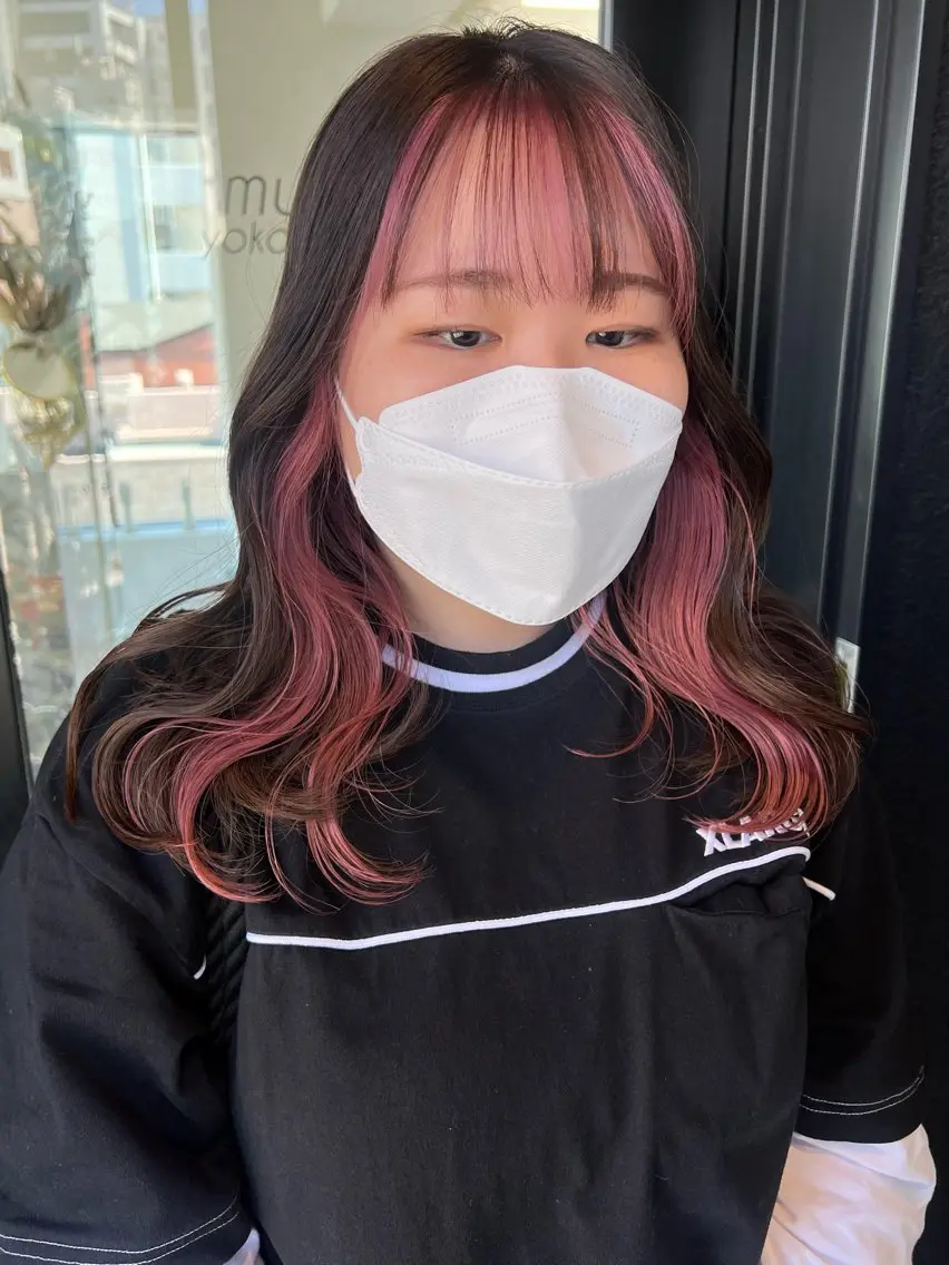 セミロング カラー カット ヘアカラー トリートメント ダブルカラー🩰 CHIHIRO👒のヘアスタイル