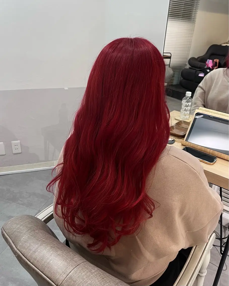 ロング カラー ブリーチ 透明感カラー デザインカラー ハイトーンカラー ブリーチなしカラー カット ヘアカラー sayuri /大阪・心斎橋美容師のヘアスタイル