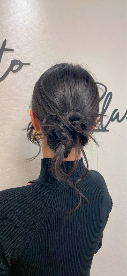 ロング ヘアセット 六本木0分ヘアセット ヘアメイクのヘアスタイル
