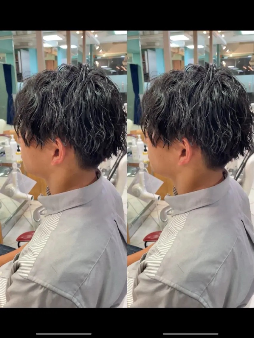 ミディアム パーマ メンズ 🌫️EARTH 【タツキ】🌫️のヘアスタイル