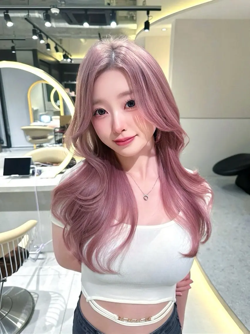 ロング カラー ヘアカラー トリートメント 《髪質改善✖️オリー ブ🧸》小嶋拓也のヘアスタイル