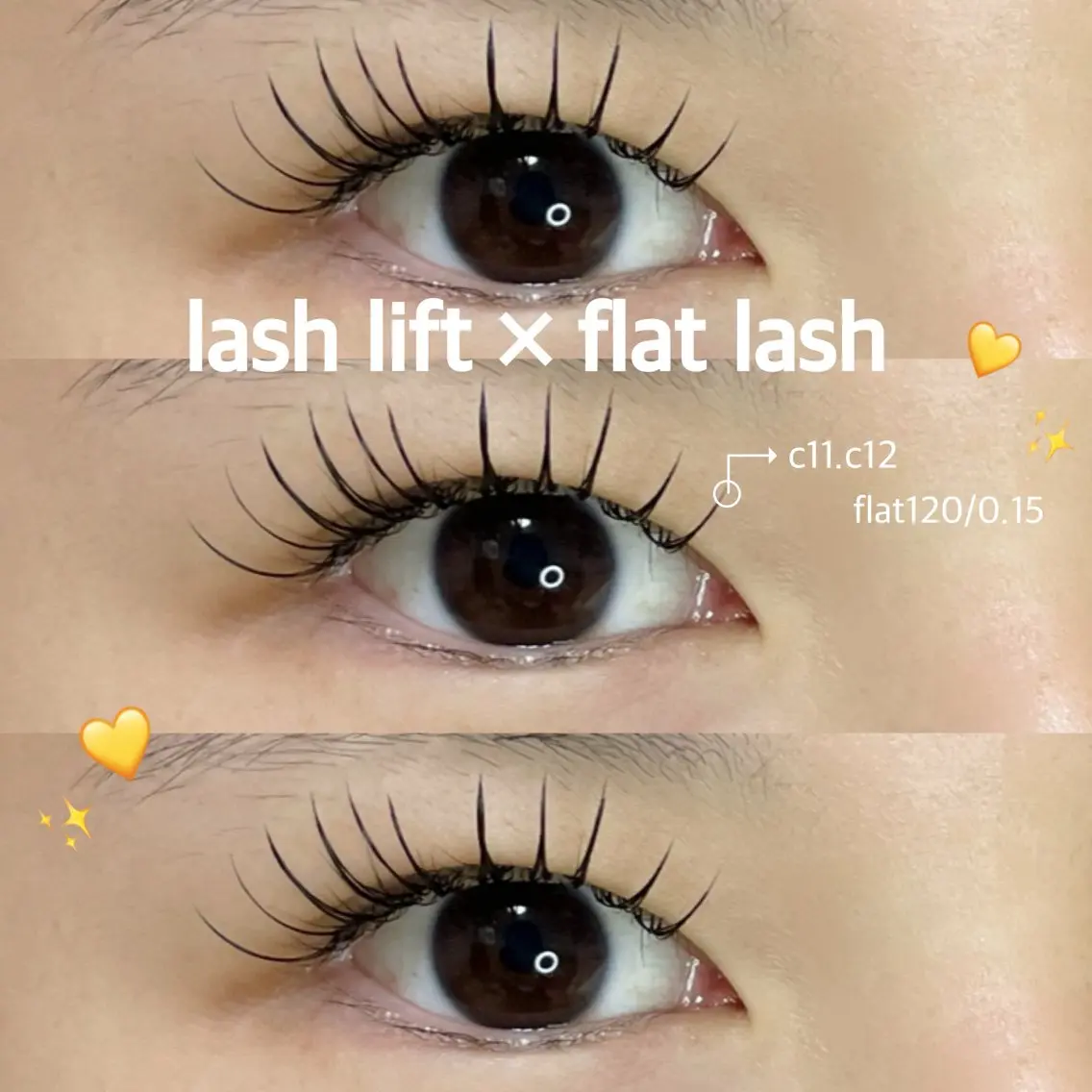 🎀パーマ✖️フラットラッシュ80本🎀※バインドロック・ボリュームラッシュ・LEDのオフは➕1000円の写真