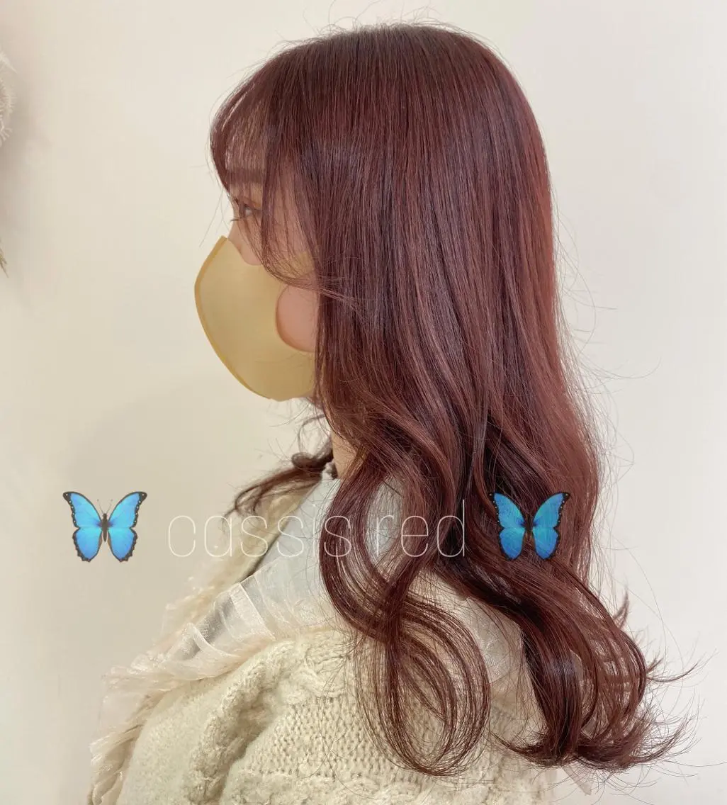 ロング カラー ヘアアレンジ 銀座メンズ専門🖤 叶奈々のヘアスタイル
