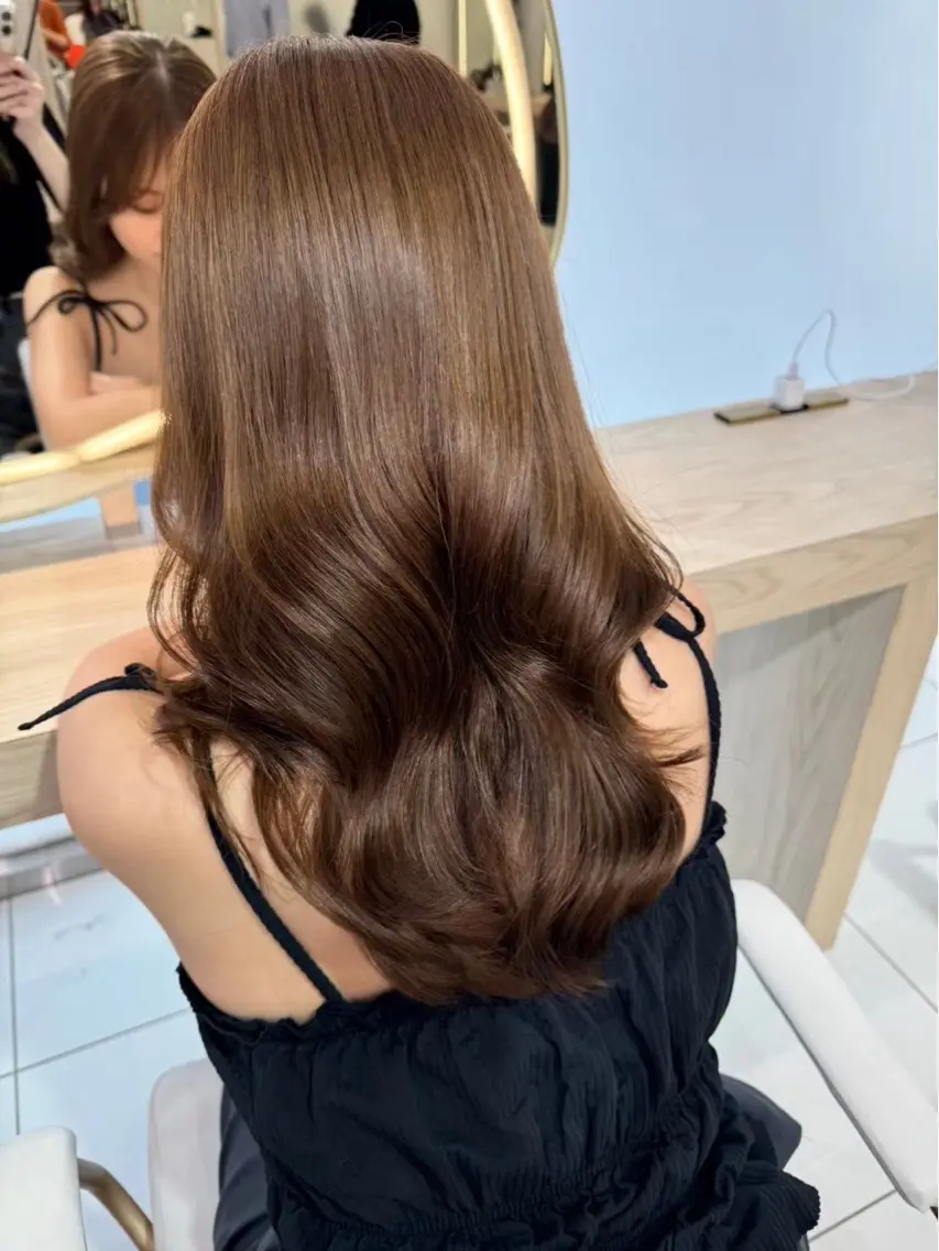 〘 ボブ、ロング限定〙💎ブリーチなしダブルカラー💎+カットの写真