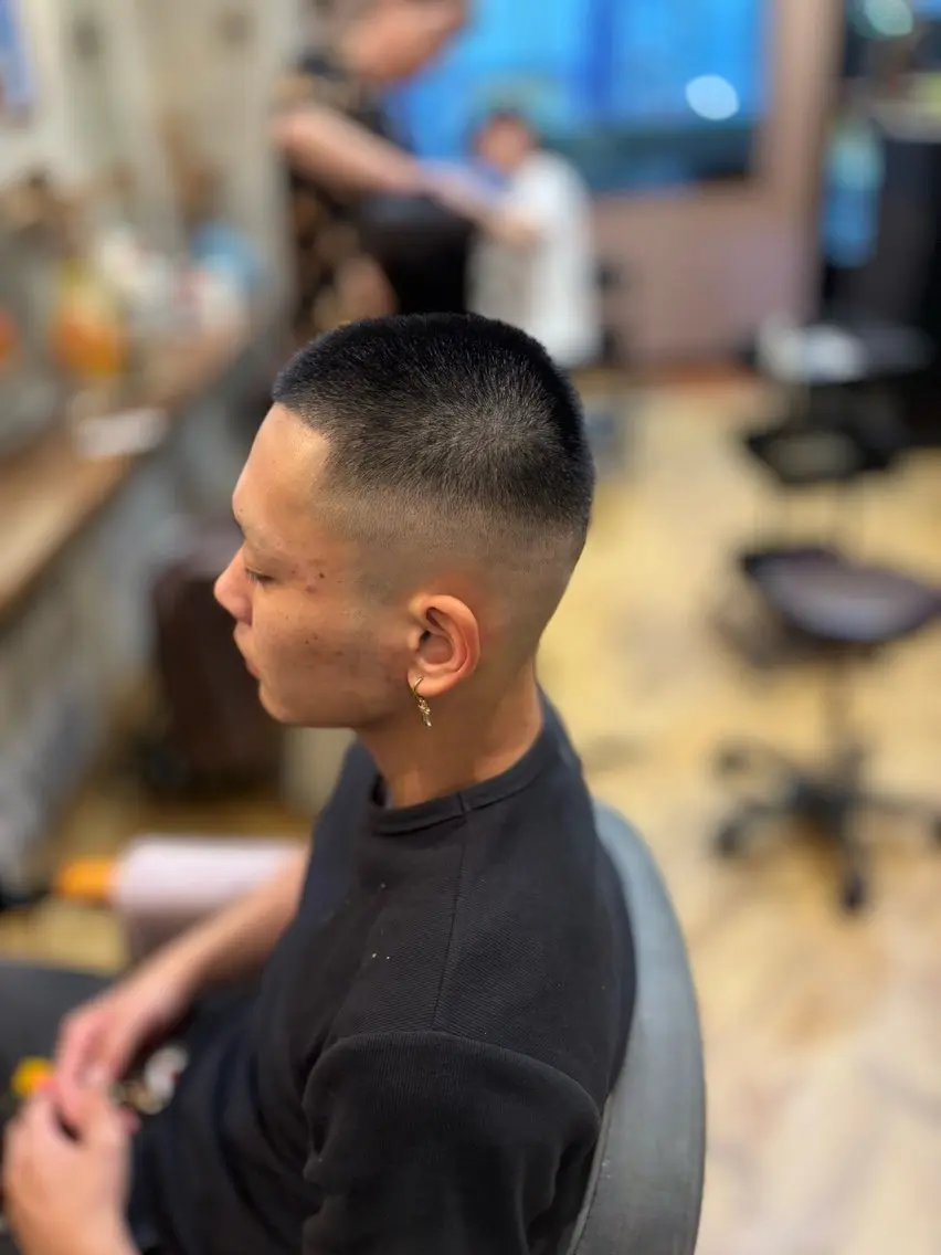 メンズ フェードカット モデル募集 YASUTOのヘアスタイル
