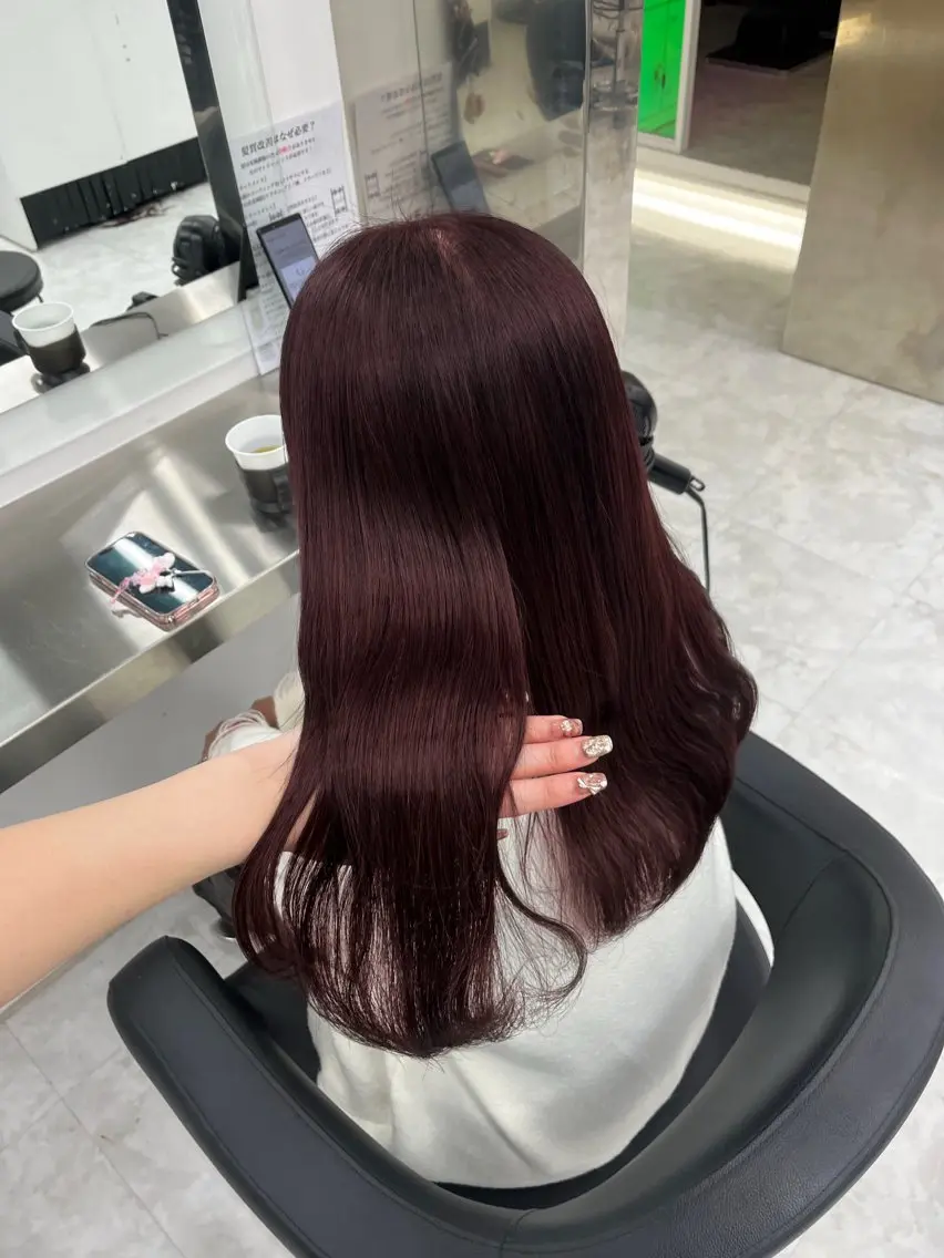 ロング カラー ヘアアレンジ ヘアカラー ヘッドスパ ヘアセット 🫧🎀うる艶暖色 🏹Nanako🎀のヘアスタイル