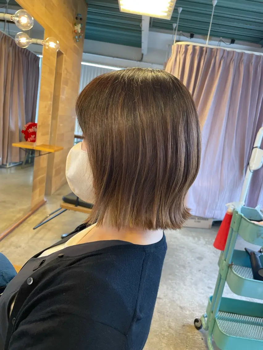 ミディアム 畑村 まゆみのヘアスタイル
