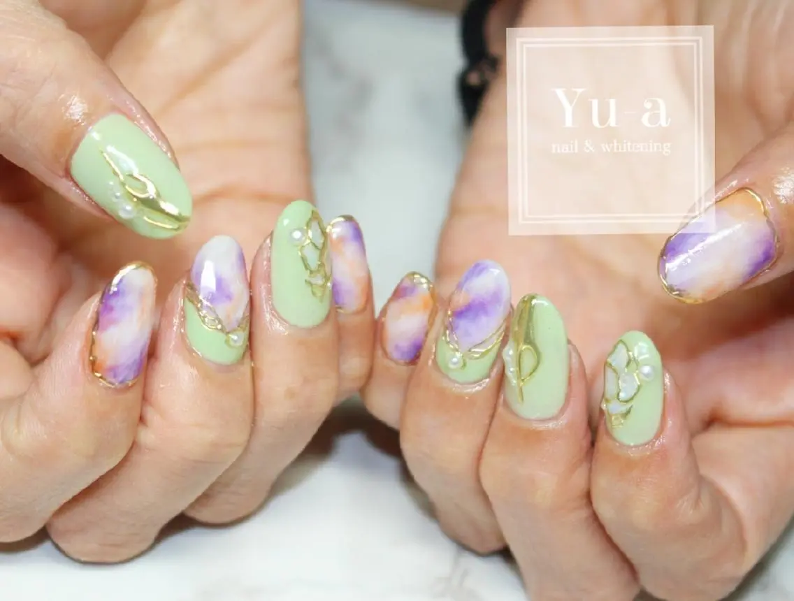 ネイル ハンドネイル yu-a☆   柏ネイルのネイルデザイン