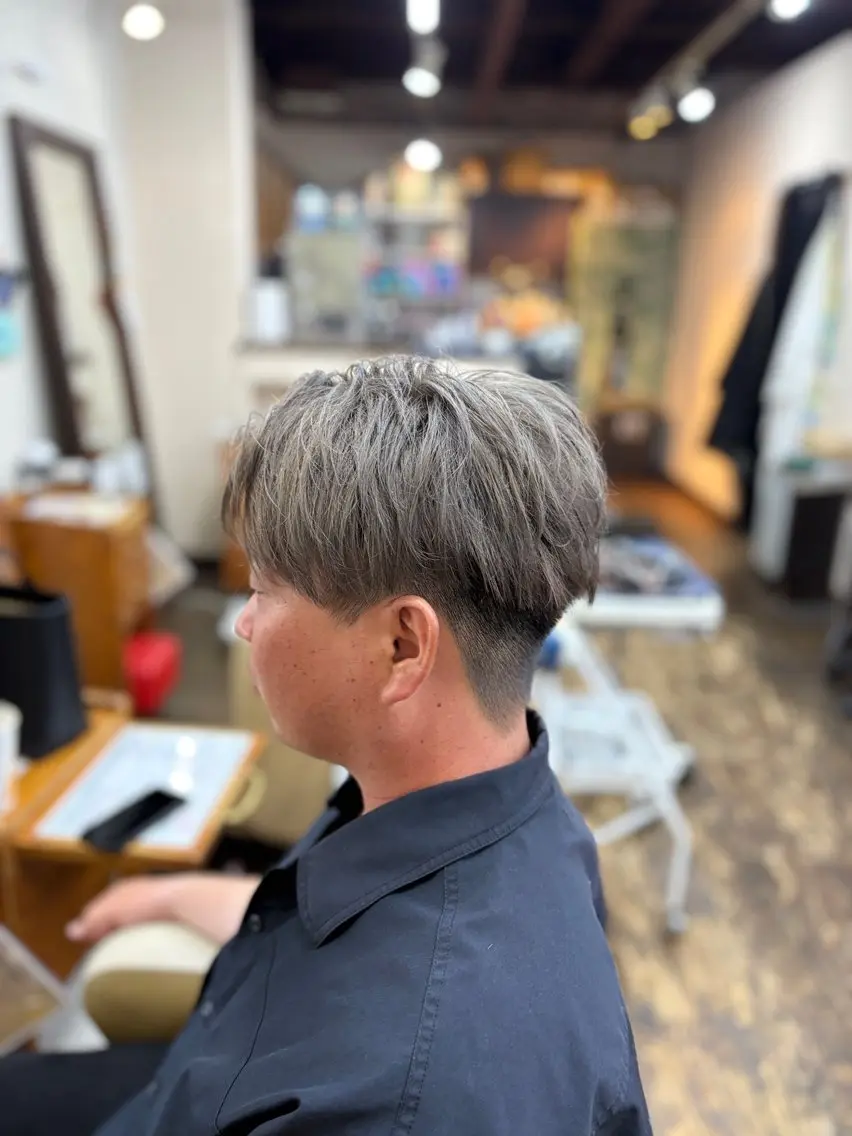 カラー メンズ 生駒のパーマ達人 FEELけんけんのヘアスタイル