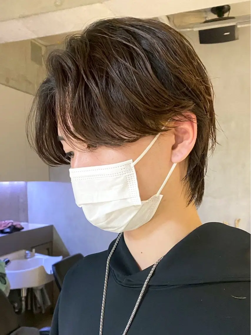 【minimo限定価格✨️】 メンズ カット+ニュアンスパーマ🍃 ¥2500の写真