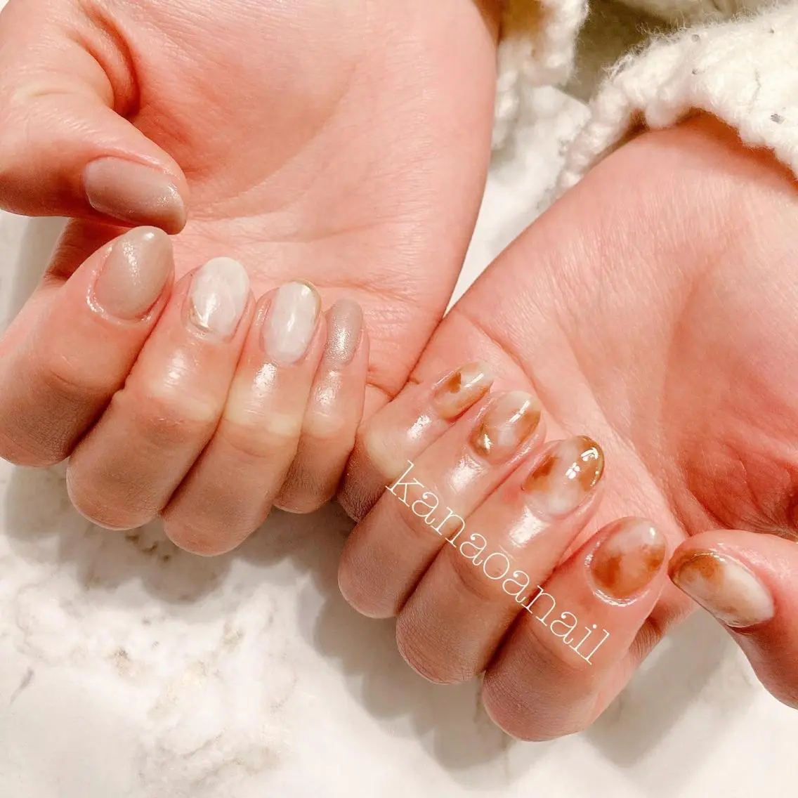 ネイル 地爪育成💅 kanaoanailのネイルデザイン
