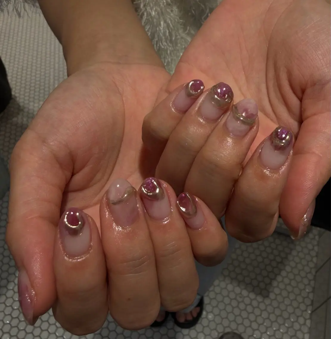 ネイル SHELL NAIL ホノカ🤍のネイルデザイン