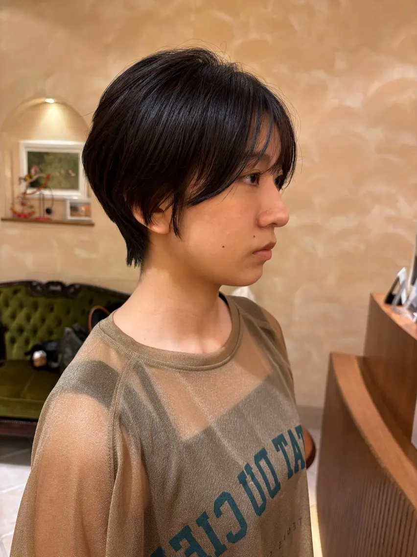 ショート ショートヘア 【カット】 根本翔太のヘアスタイル