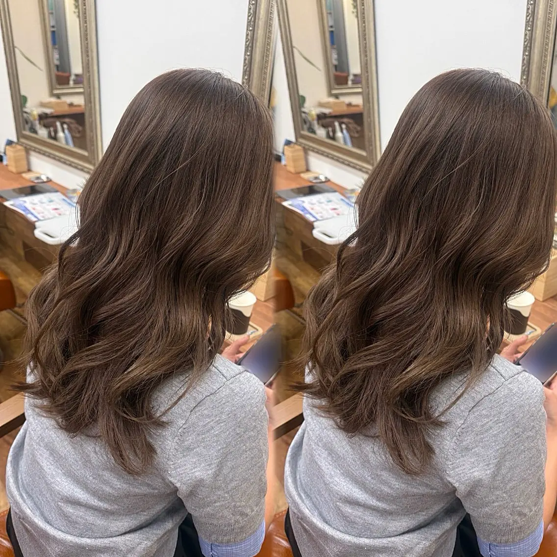 ロング カラー ヘアカラー 透明感カラー meiのヘアスタイル
