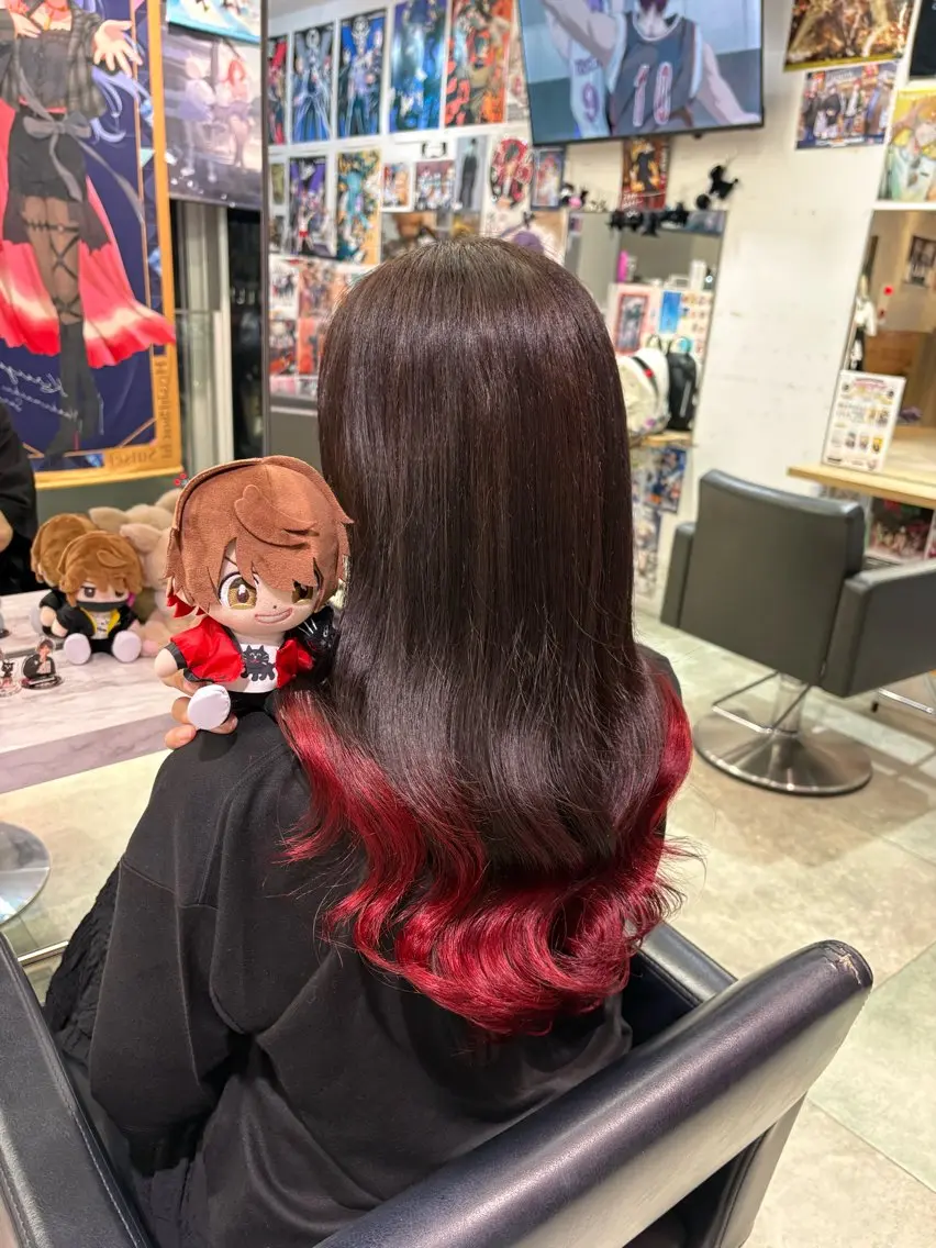 ロング カラー ヘアカラー トリートメント 推しカラー/ ミクのヘアスタイル