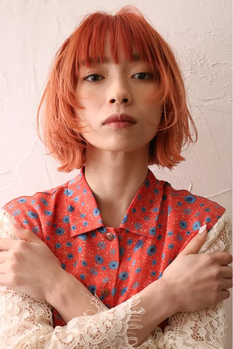 ショート カラー ヘアカラー ooitヨシダ ミナミのヘアスタイル