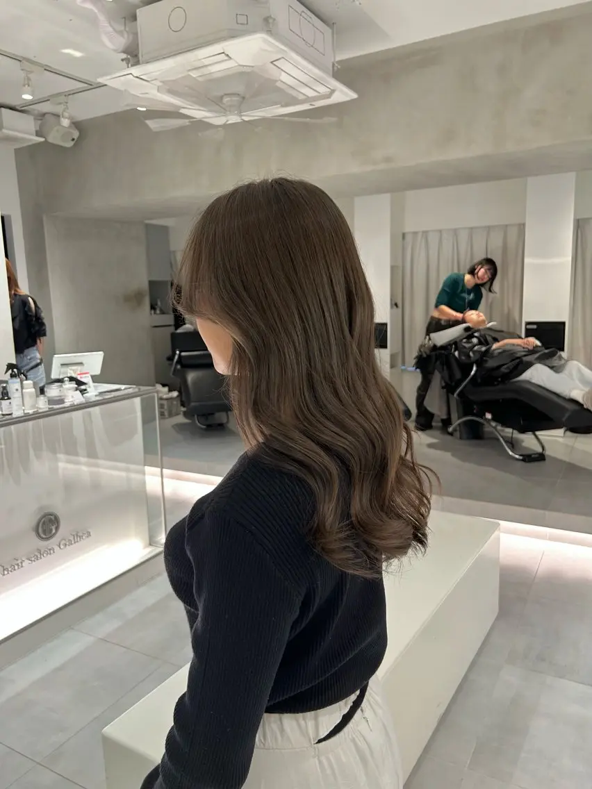 ロング カラー カット ヘアカラー 🧚つやさらhair 🧚manakaのヘアスタイル