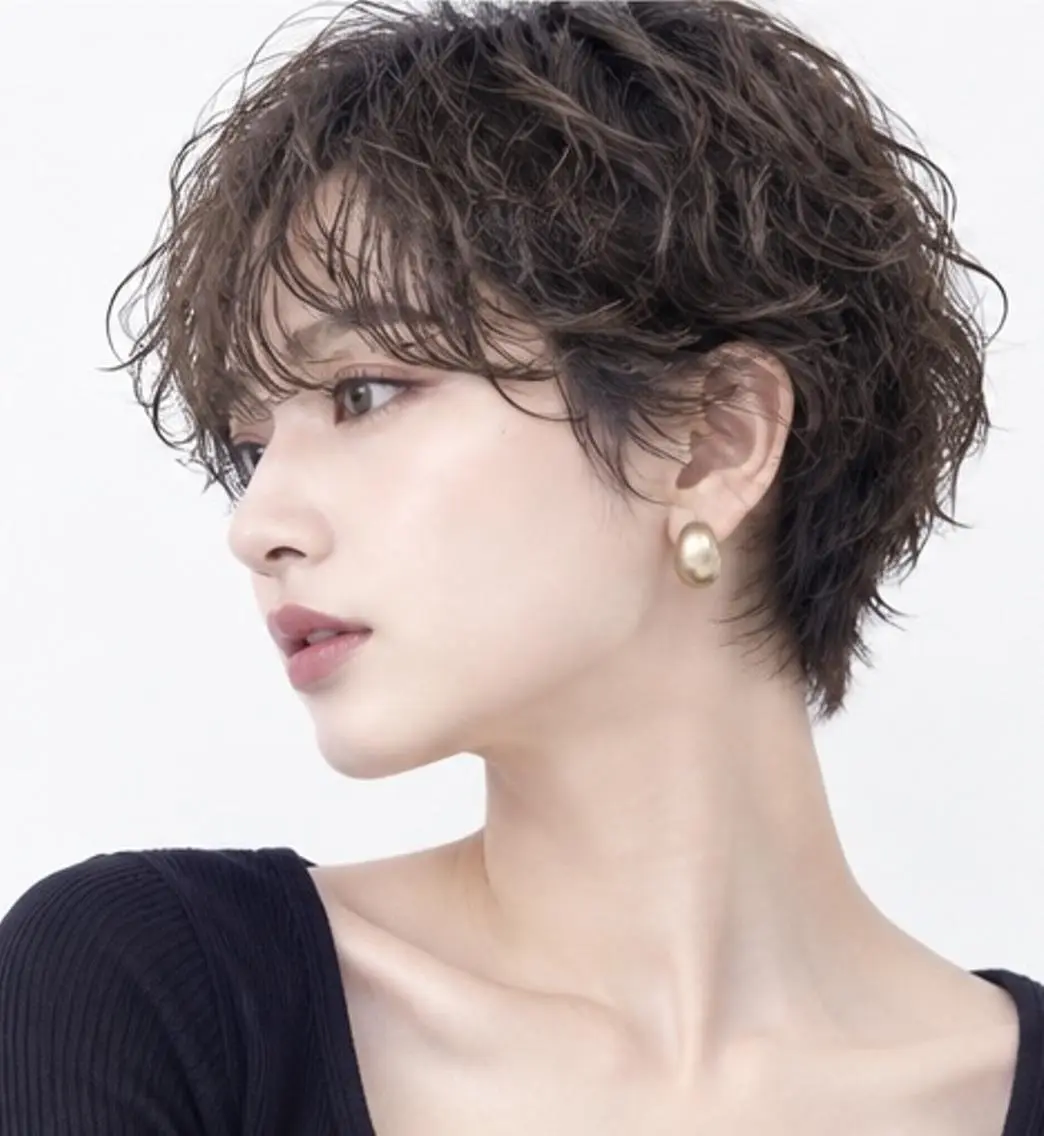 ショート パーマ カラー カット ヘアカラー パーマ ダメージレス コバヤシ　ヒロヒトのその他イメージ