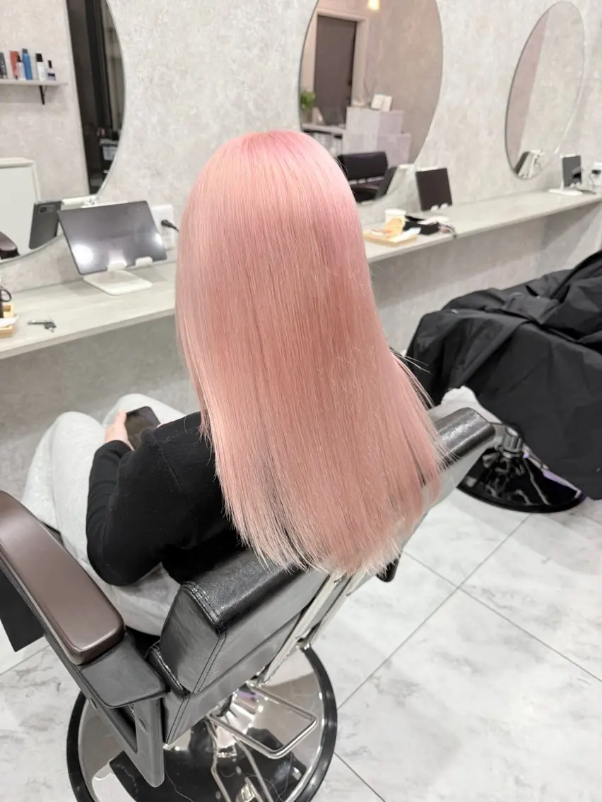 ロング カラー 🌺ハイトーン🌺 矢葺 なぎさ🌺🌺のヘアスタイル