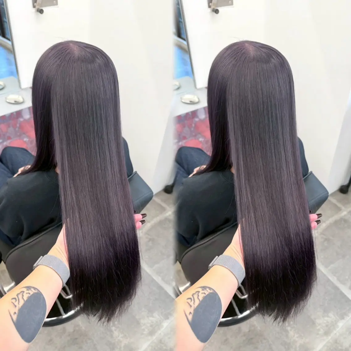 カラー ディープラベンダー ラベンダーカラー ヘアカラー PELEmana🎀 ハイトーン🧚🪄のヘアスタイル