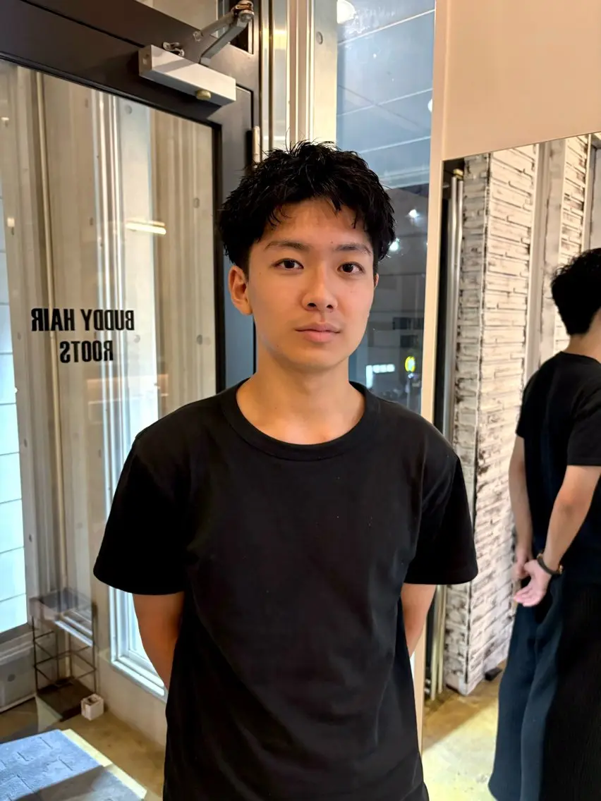〈16時以降〉メンズカットモデル+頭皮洗浄炭酸泉🧼✨【⚠️予約確定はメッセージやり取り後になります!⚠️】の写真