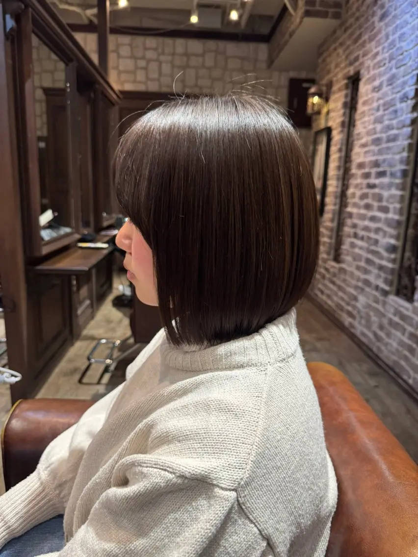 ミディアム 縮毛矯正 小野聡一郎/当日 &土日予約⭕️のヘアスタイル