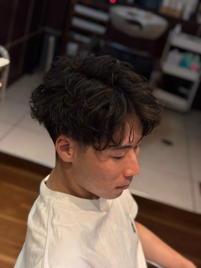 メンズ パーマ 西田 祥馬/メンズヘア特化のヘアスタイル