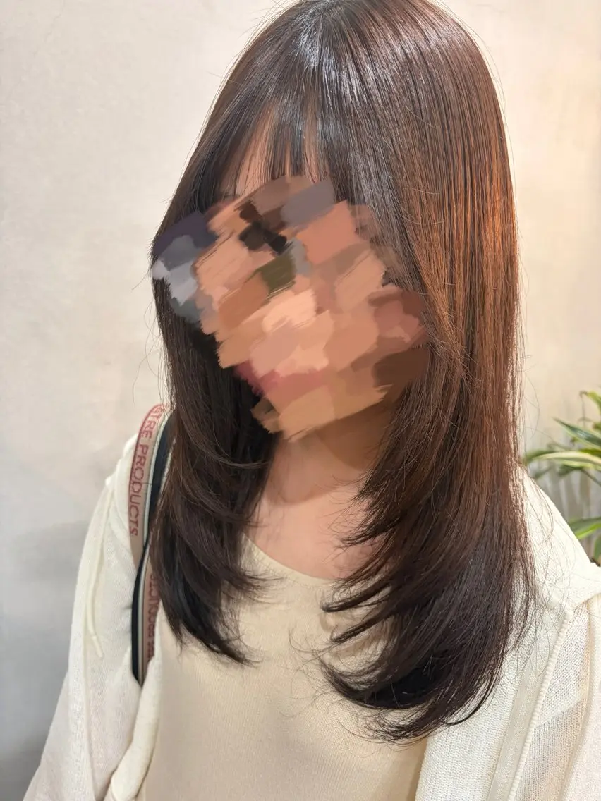 パーマ カット パーマ ルプラボウ あいか 韓国ヘア/艶髪のヘアスタイル