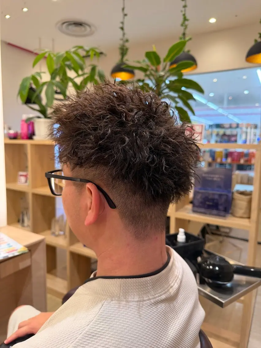 ショート パーマ メンズ カット パーマ メンズカット／パーマ 牛尾丈のヘアスタイル